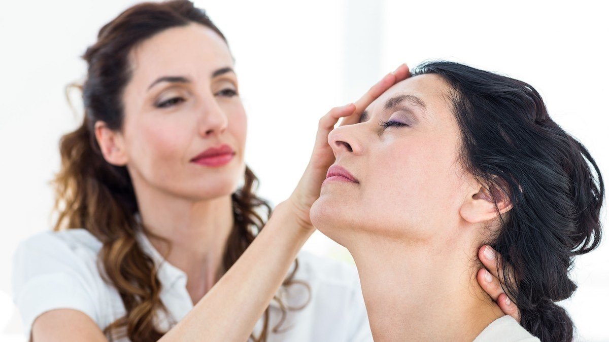 Tensed Women's Image