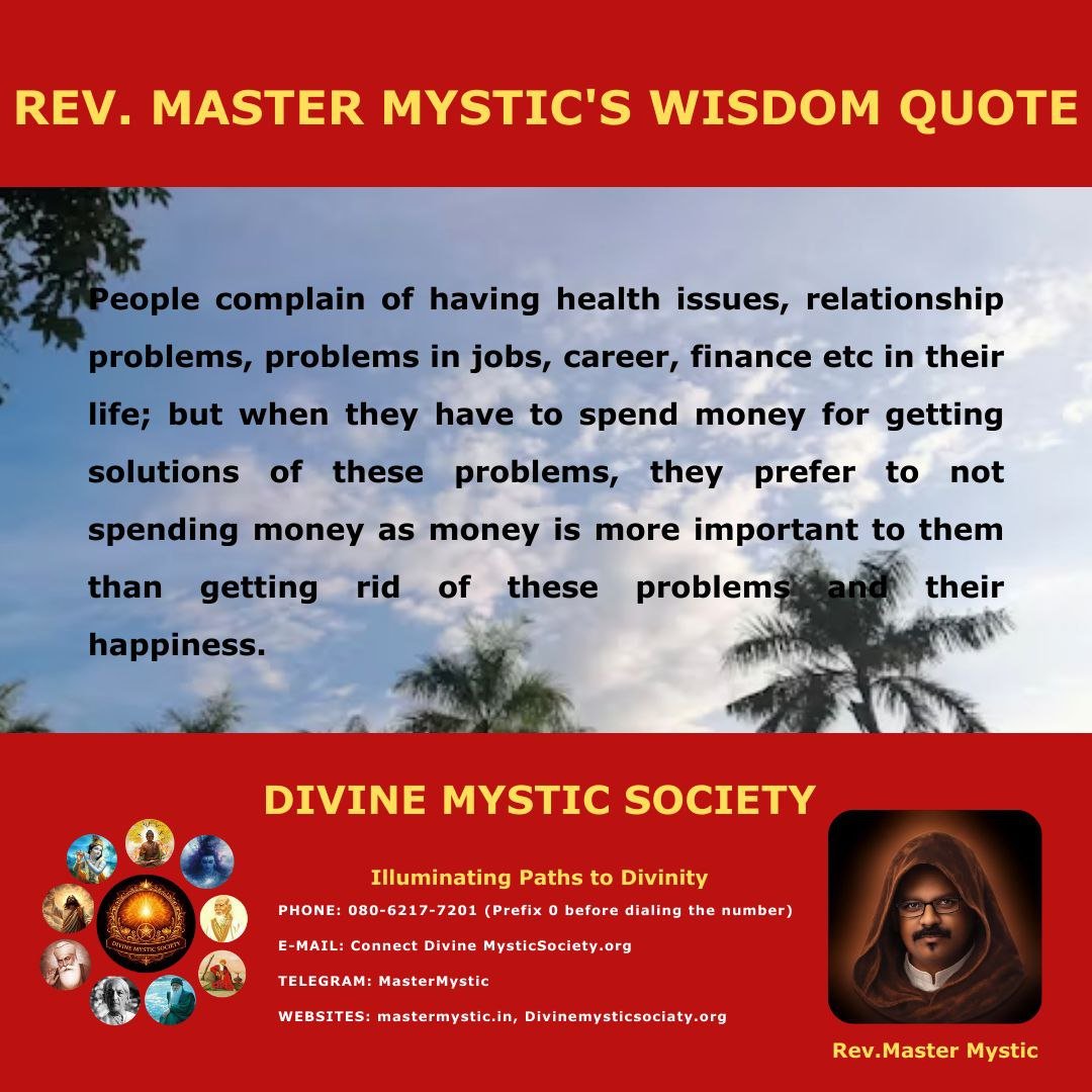Rev Master Mystic.s Wisdom Quote No 20