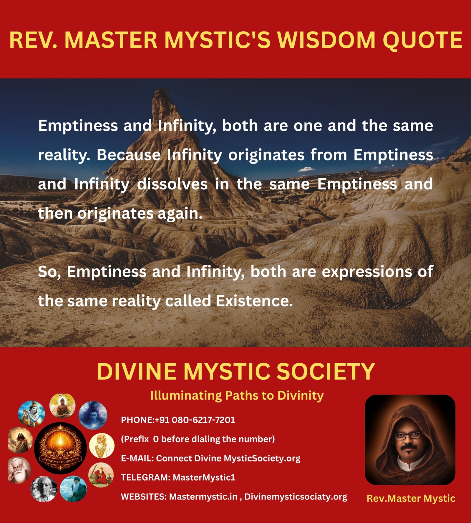 Rev Master Mystic.s Wisdom Quote No 22